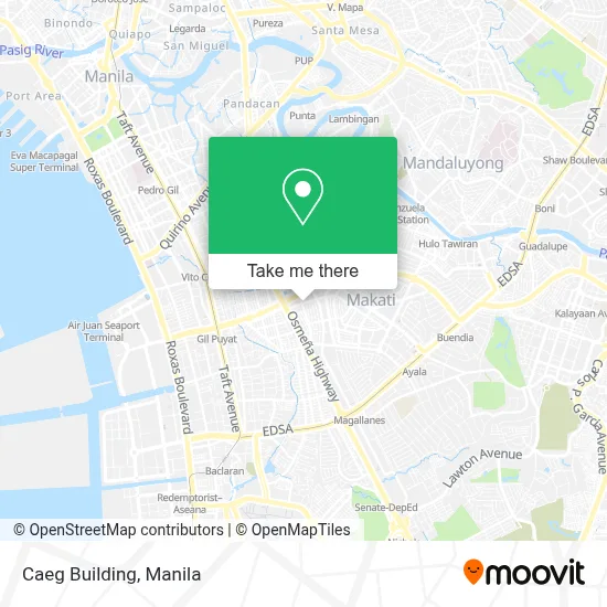 Caeg Building map