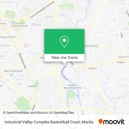 Industrial Valley Complex Basketball Court map
