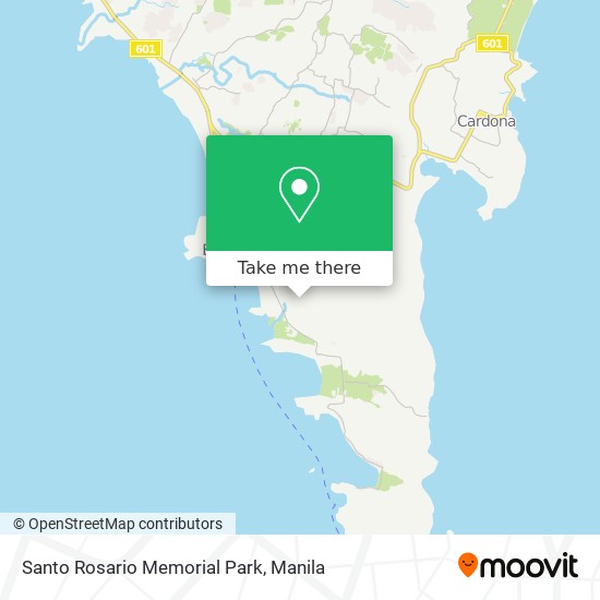 Santo Rosario Memorial Park map