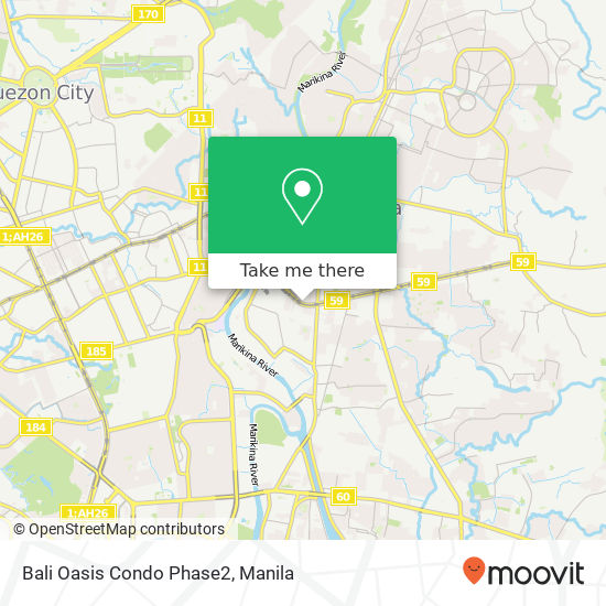 Bali Oasis Condo Phase2 map