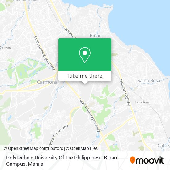 Polytechnic University Of the Philippines - Binan Campus map
