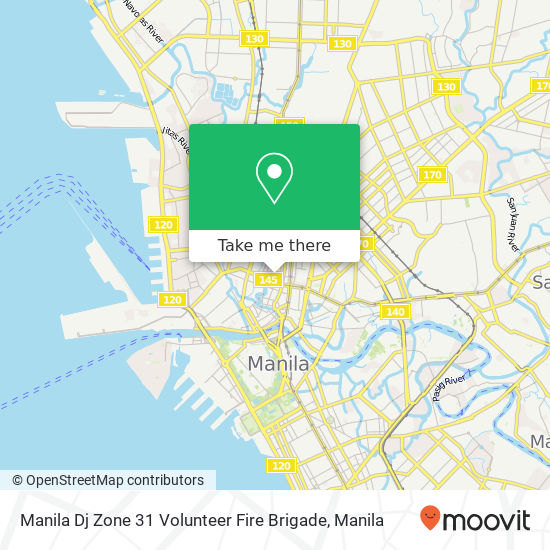 Manila Dj Zone 31 Volunteer Fire Brigade map
