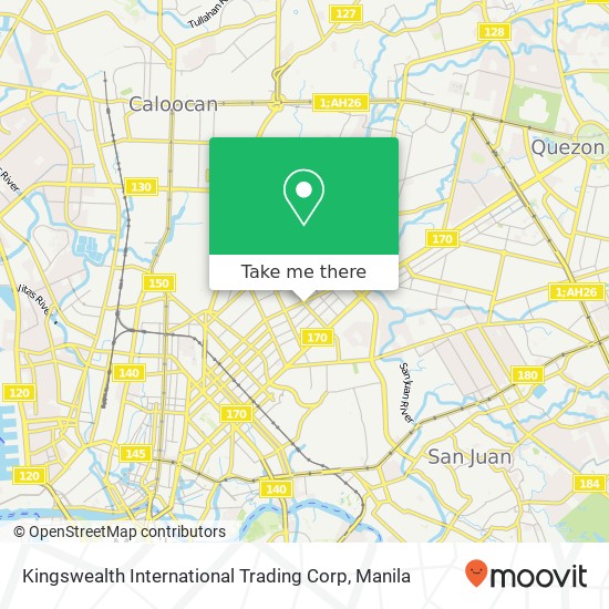 Kingswealth International Trading Corp map