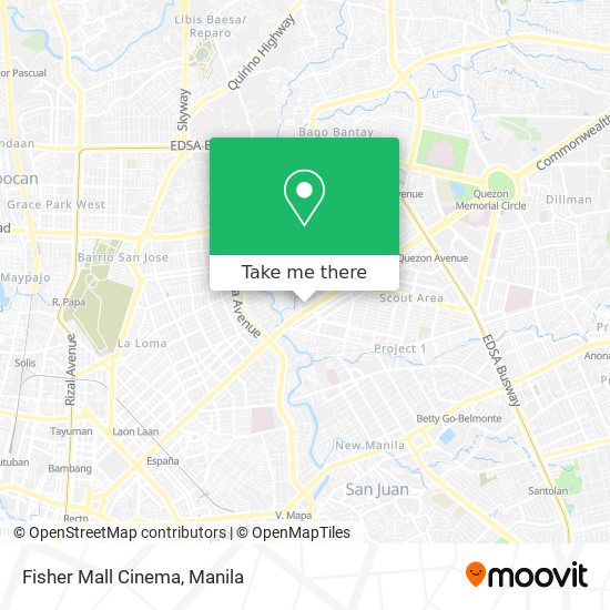 Fisher Mall Cinema map