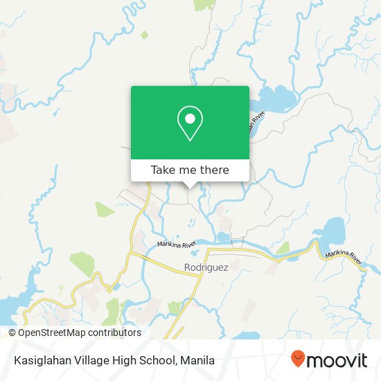 Kasiglahan Village High School map