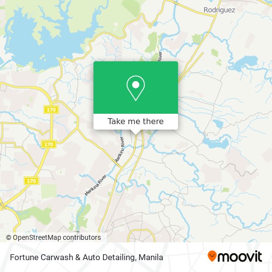 Fortune Carwash & Auto Detailing map