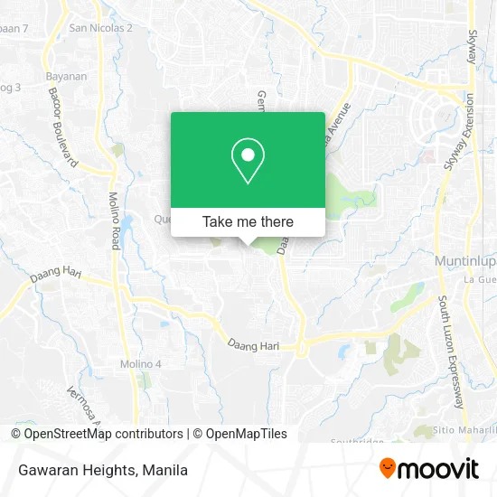 Gawaran Heights map