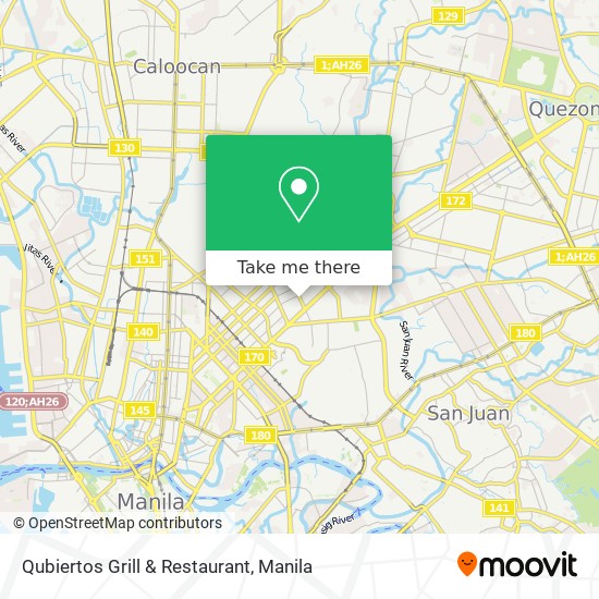 Qubiertos Grill & Restaurant map