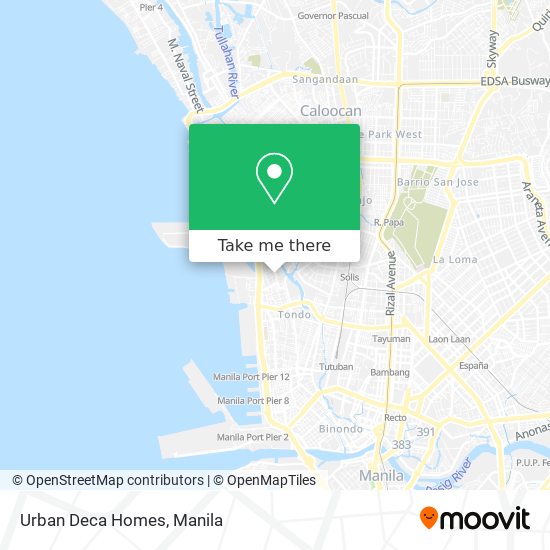 Urban Deca Homes map