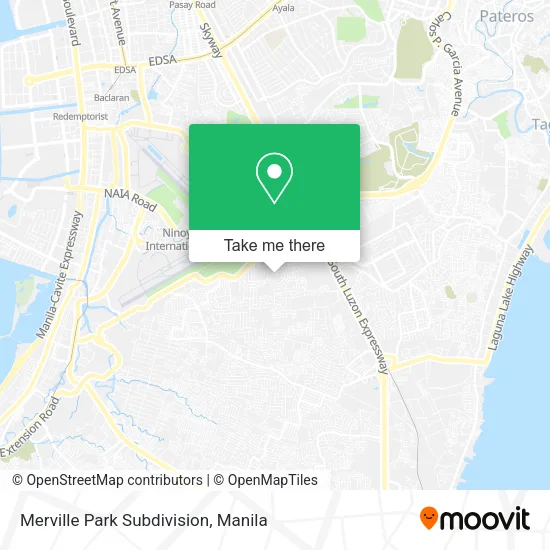 Merville Park Subdivision map