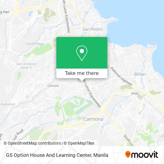 GS Option House And Learning Center map