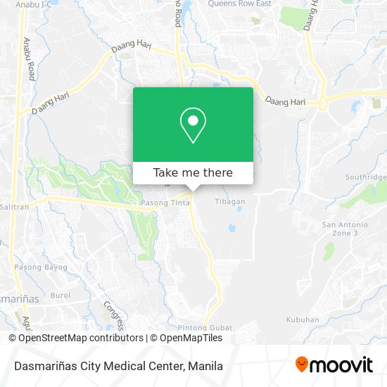 Dasmariñas City Medical Center map