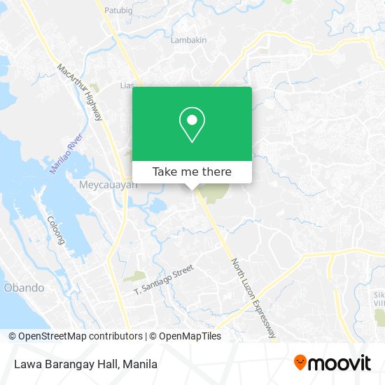 Lawa Barangay Hall map
