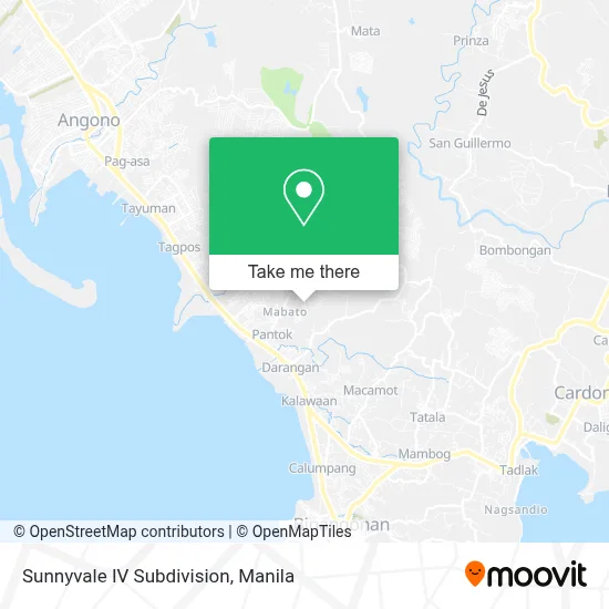 Sunnyvale IV Subdivision map