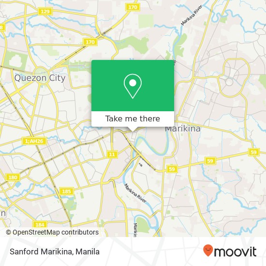 Sanford Marikina map