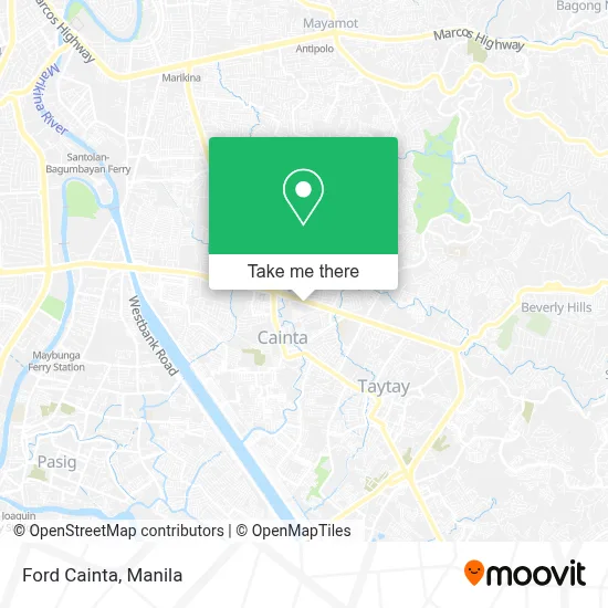 Ford Cainta map