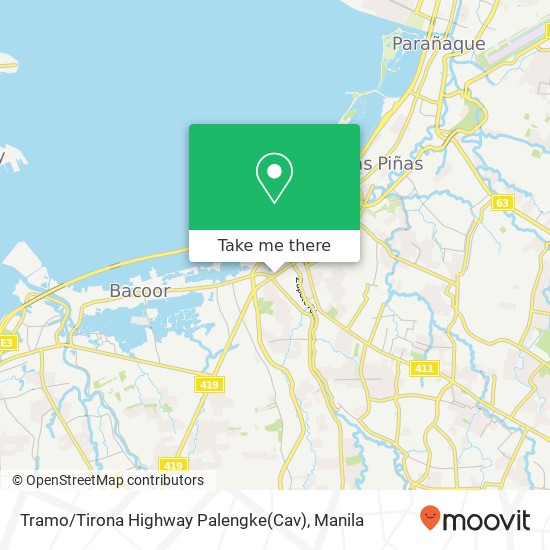 Tramo / Tirona Highway Palengke(Cav) map