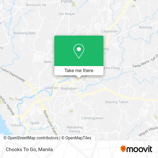 Chooks To Go map
