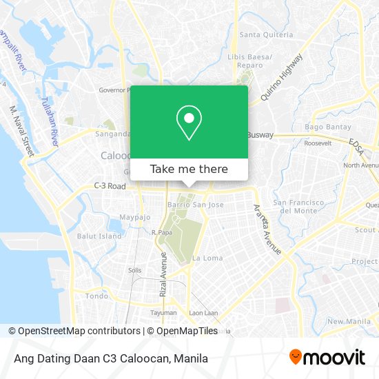 Ang Dating Daan C3 Caloocan map