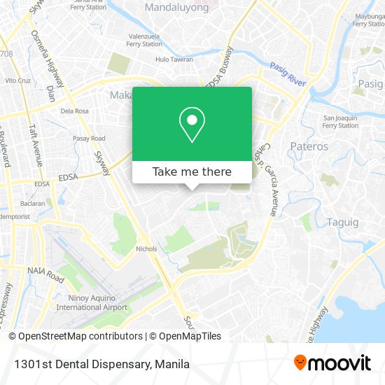 1301st Dental Dispensary map