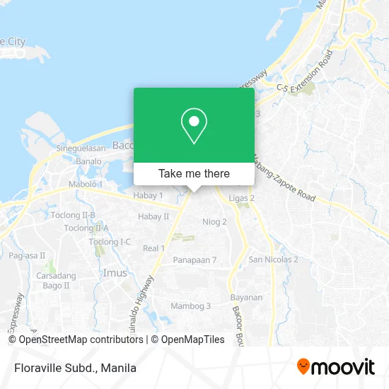 Floraville Subd. map