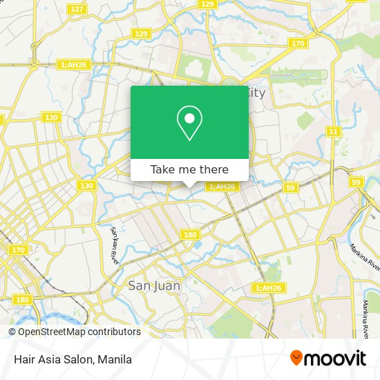Hair Asia Salon map