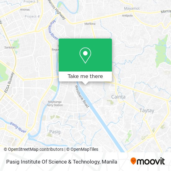 Pasig Institute Of Science & Technology map
