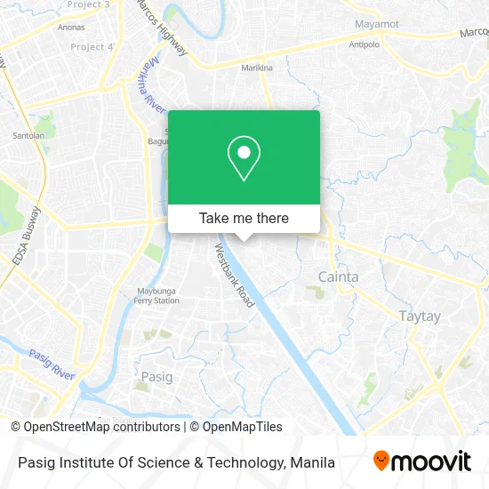 Pasig Institute Of Science & Technology map