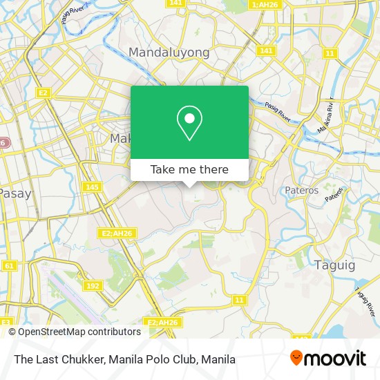 The Last Chukker, Manila Polo Club map