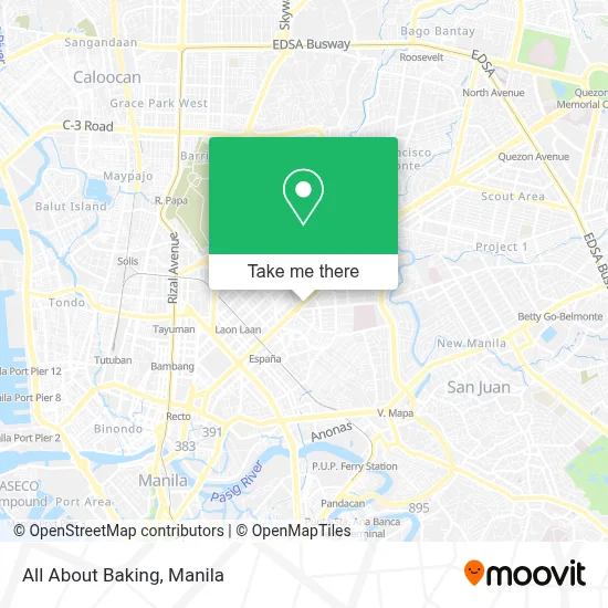 All About Baking map