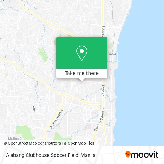 Alabang Clubhouse Soccer Field map