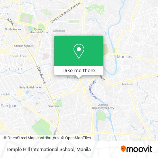 Temple Hill International School map