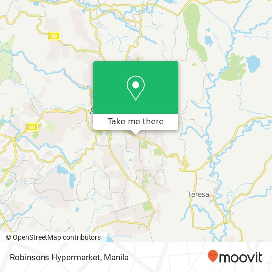 Robinsons Hypermarket map