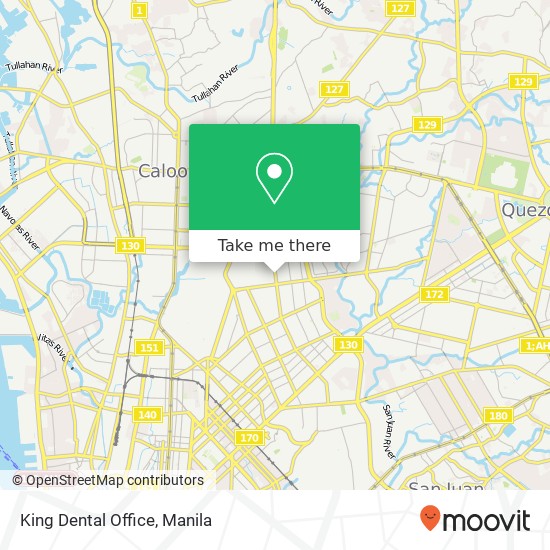 King Dental Office map