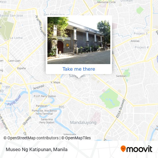 Museo Ng Katipunan map