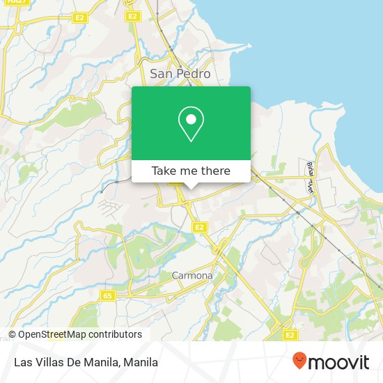 Las Villas De Manila map