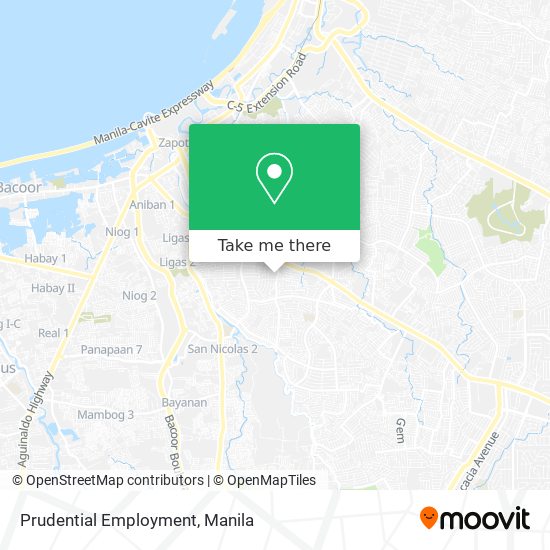 Prudential Employment map