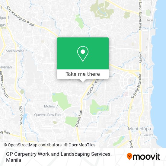 GP Carpentry Work and Landscaping Services map