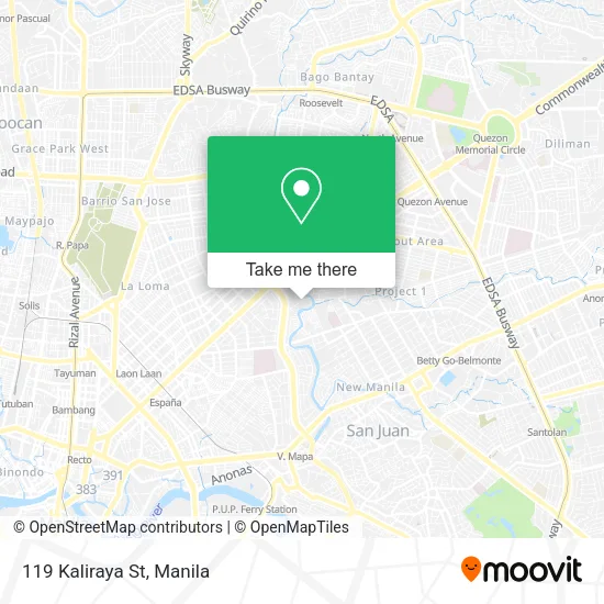 119 Kaliraya St map