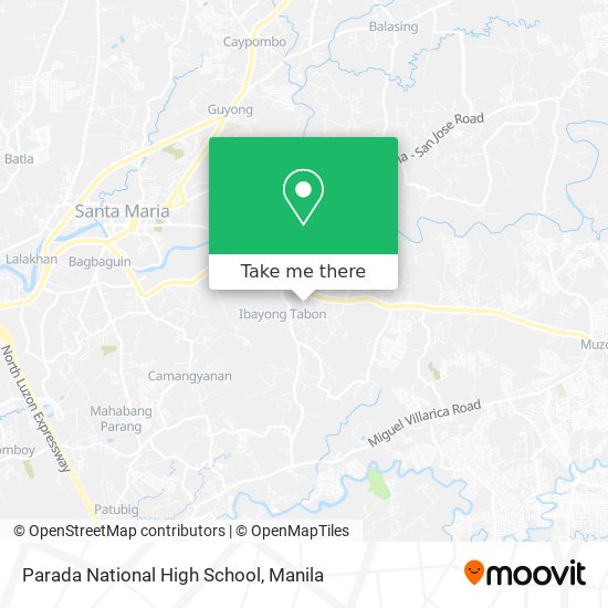 Parada National High School map