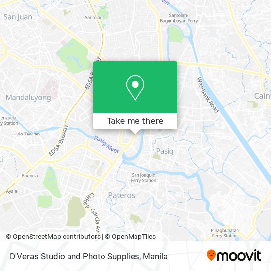 D'Vera's Studio and Photo Supplies map