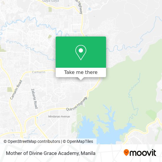 Mother of Divine Grace Academy map