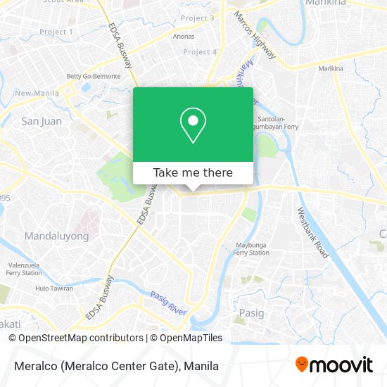 Meralco (Meralco Center Gate) map