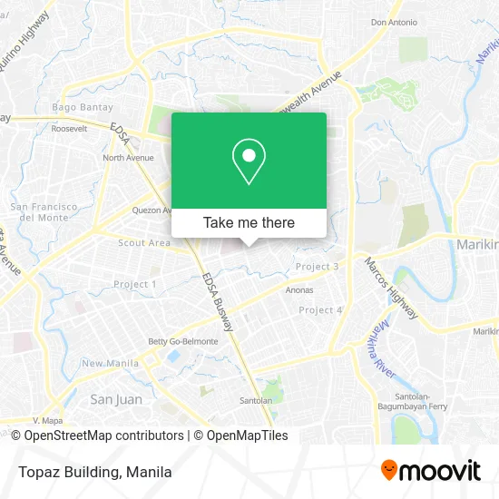 Topaz Building map