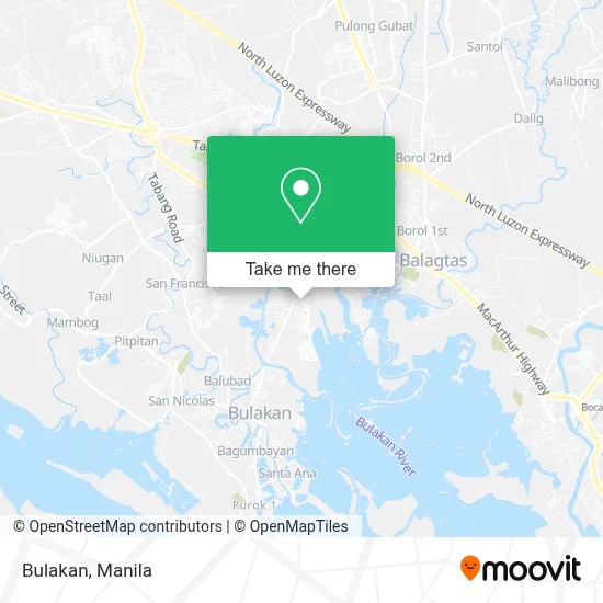 Bulakan map