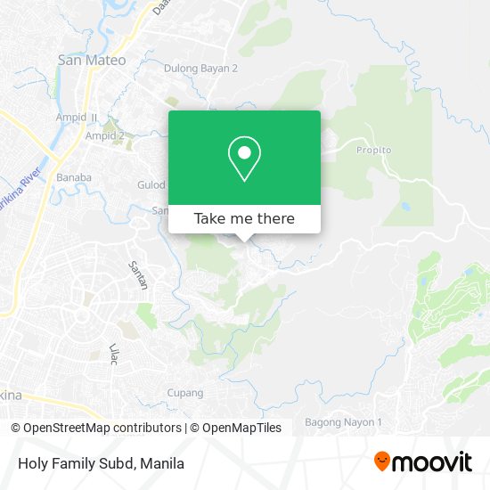 Holy Family Subd map