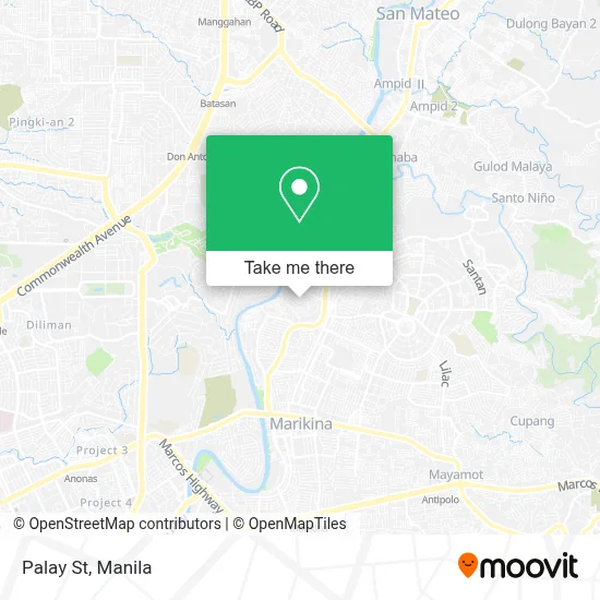 Palay St map