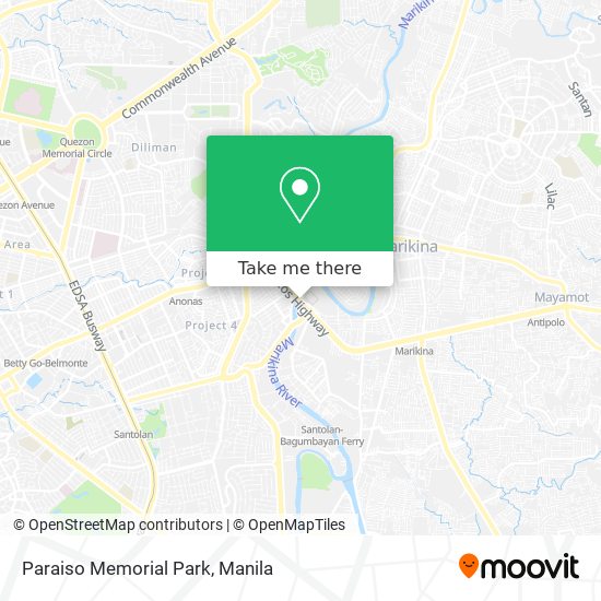 Paraiso Memorial Park map