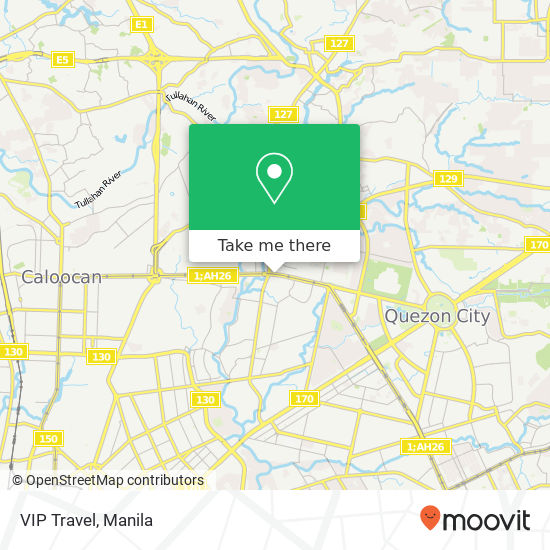 VIP Travel map