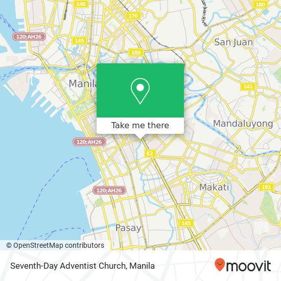 Seventh-Day Adventist Church map